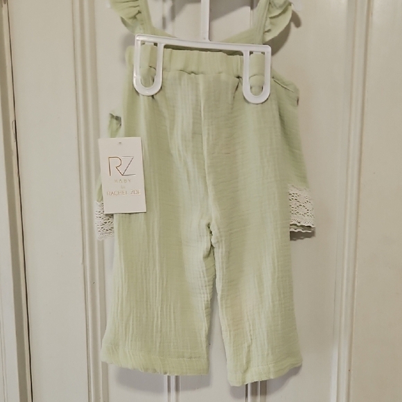 RZ Baby by Rachel Zoe Mint Green Boho Set w/ Hat – 12M (NWT - Picture 11 of 15